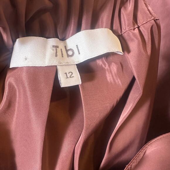 Tibi Italian Sporty Nylon Overall Dress in Cinnamon - Picture 6 of 10